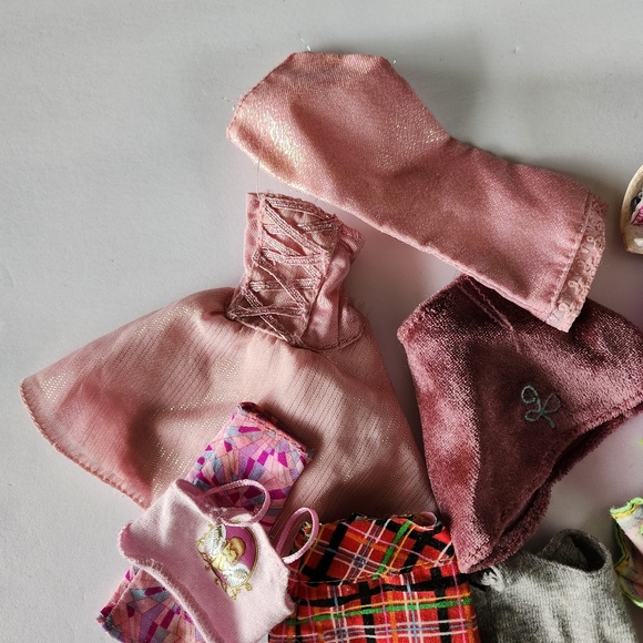 Vintage Lot of Barbie Doll Clothes Outfits Clothing Dress 80s 90s 1990s Barbies - Picture 6 of 10